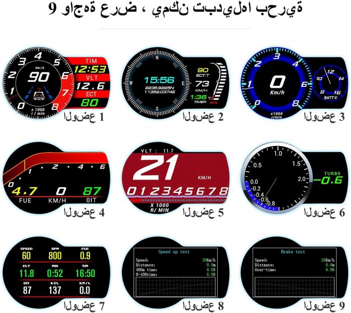 اسمارت گیج حرفه ای 22 حالته پورت obd - Image 2