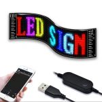 پنل LED فلکسیبل بلوتوثی خودرو