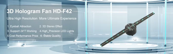 دستگاه LED هولوگرافی مدل HD-F42 WiFi - Image 3