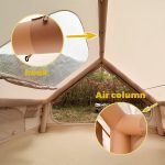 چادر بادی کلبه ای 4 نفره سایز 2 در 3 - Image 8