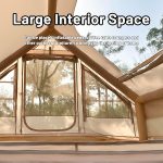 چادر بادی کلبه ای 4 نفره سایز 2 در 3 - Image 7
